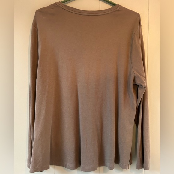 Isaac Mizrahi Essentials Pima Cotton Crew Neck Knit Top - Picture 5 of 5